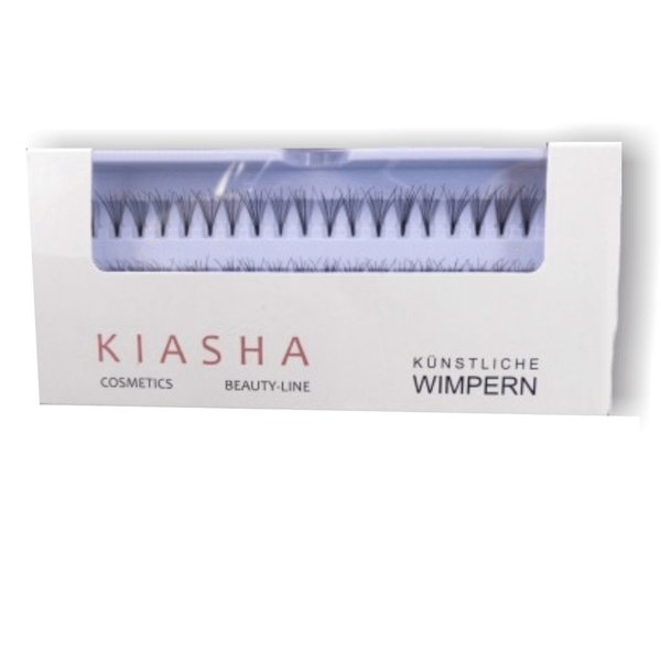 KIASHA Wimpernbüschel Mix künstliche Wimpern mit Knoten 12, 14, 16 mm